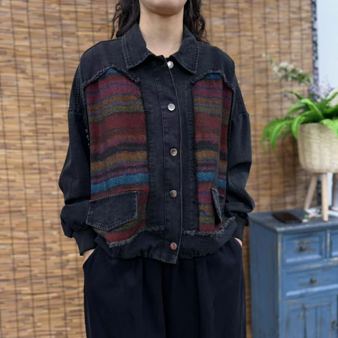 9957春秋休闲减龄长袖显瘦气质外套