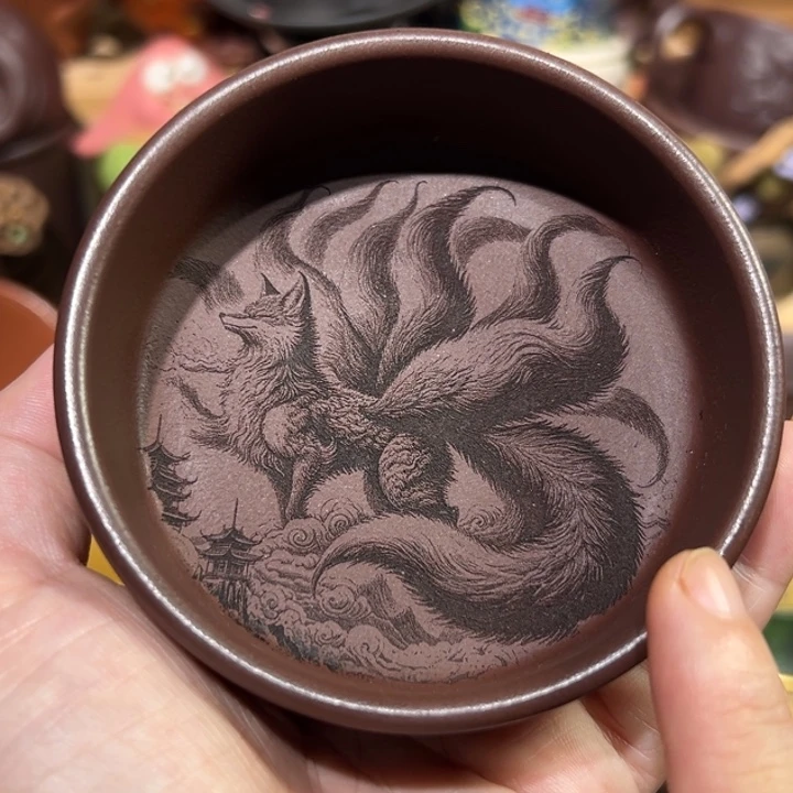 茶杯紫砂宜兴紫砂主人杯