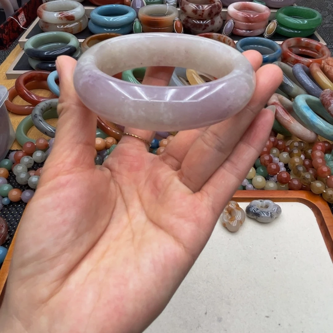 石英质玉未镶嵌圈口60