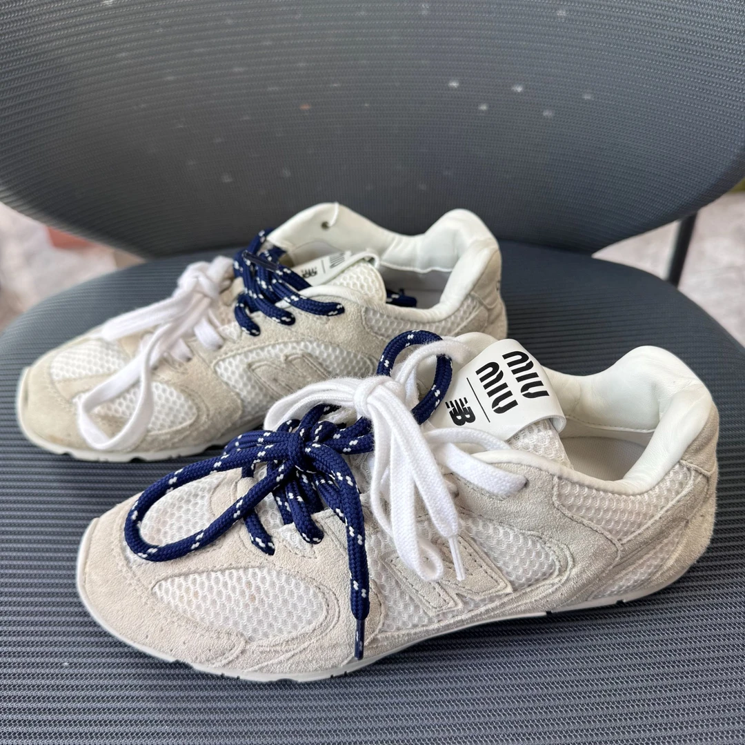 99新 MIU MIU/缪缪 35码！联名NB530SL七夕系列低帮运动鞋 透气