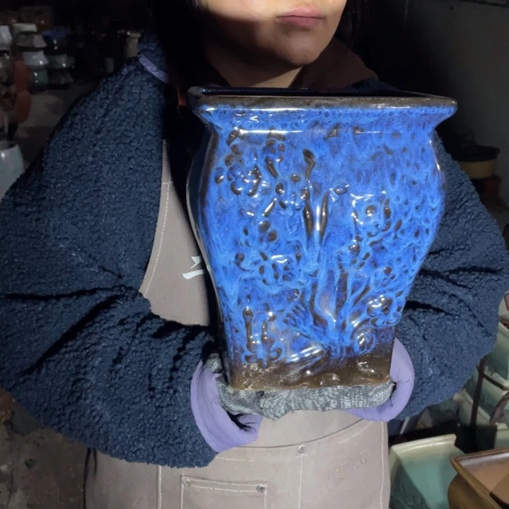 花盆紫砂口20高24正品正品