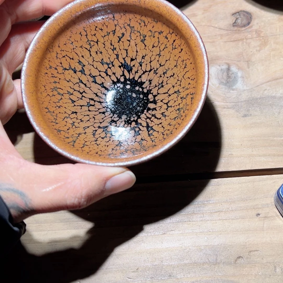 茶盏老木头柴烧建盏精选18