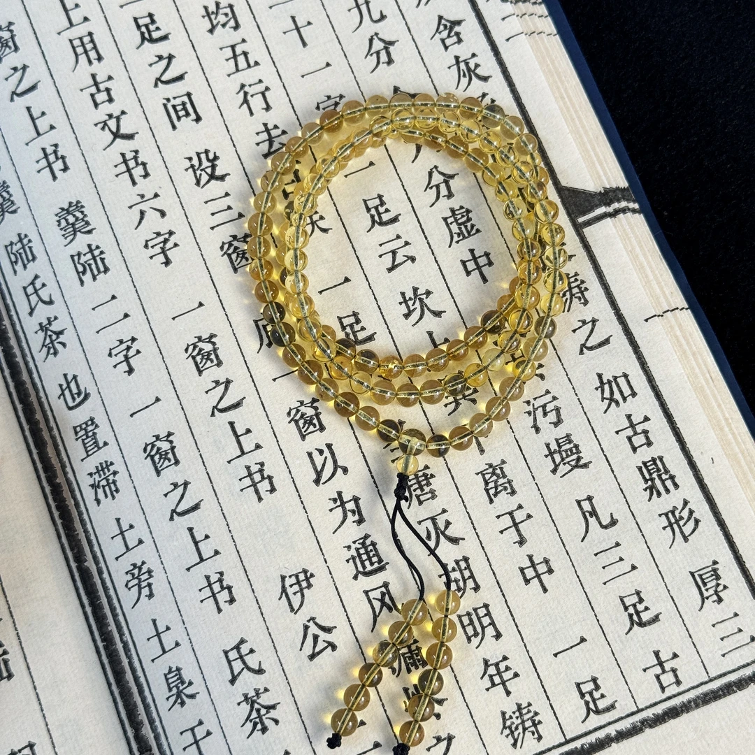 【真石】蓝珀佛珠链5mm ZSM002ACE097