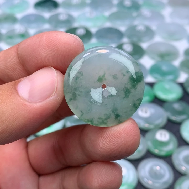 颈饰未镶嵌翡翠缅甸天然A货翡翠29.5-5.7