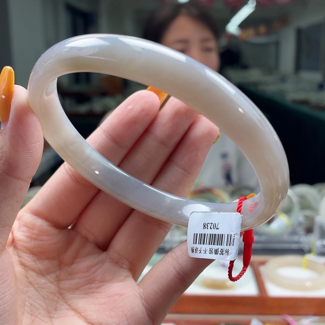 和田玉手镯未镶嵌6970