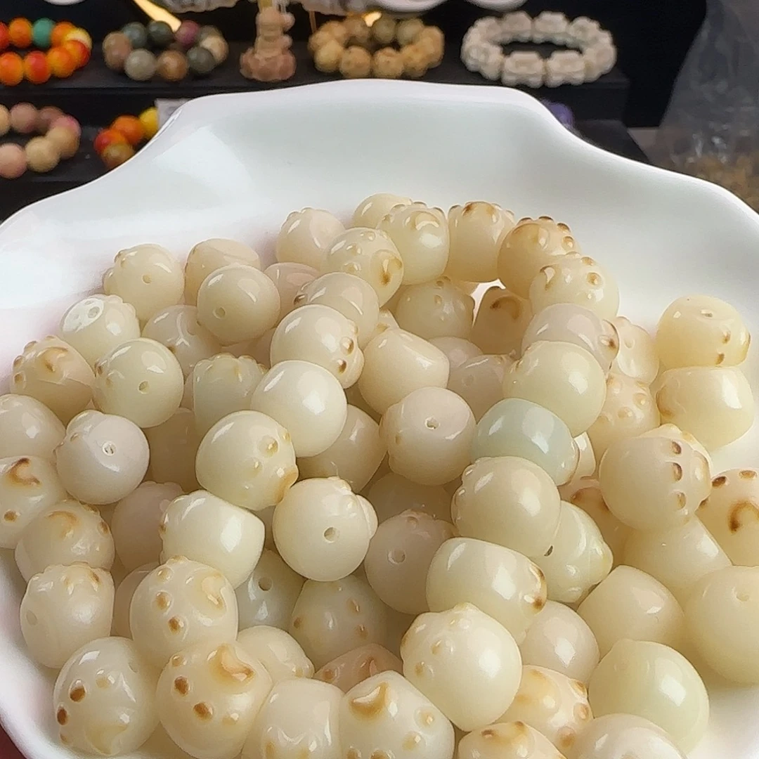 手串菩提根/象牙果卡13炭烤猫爪蒜瓣110颗