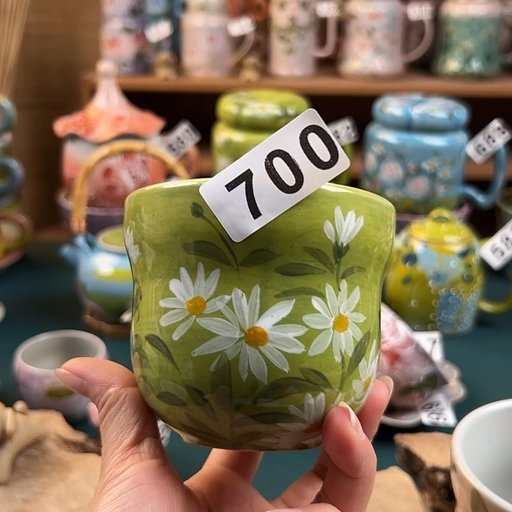 杯景德镇陶瓷手绘作品700