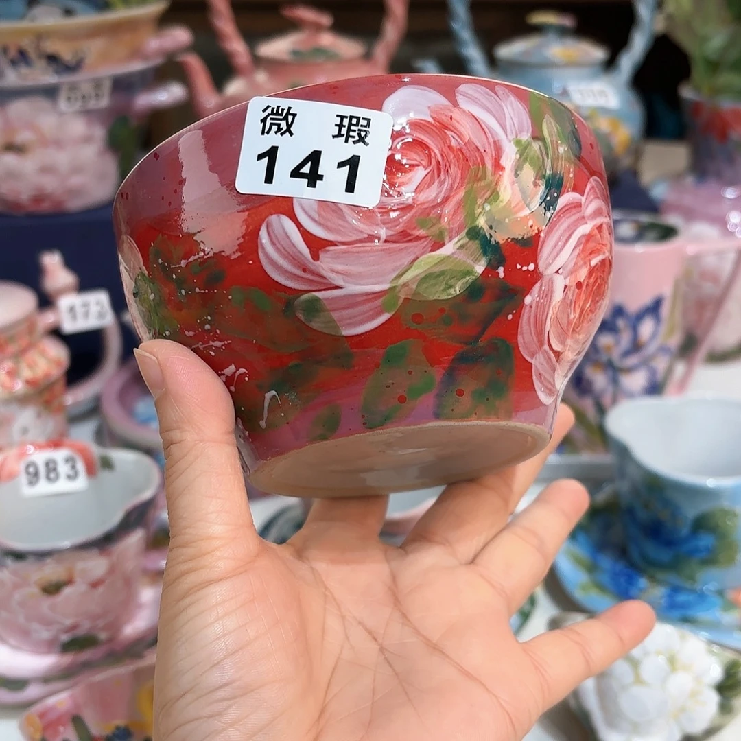 景德镇手绘高温釉下彩陶瓷茶具