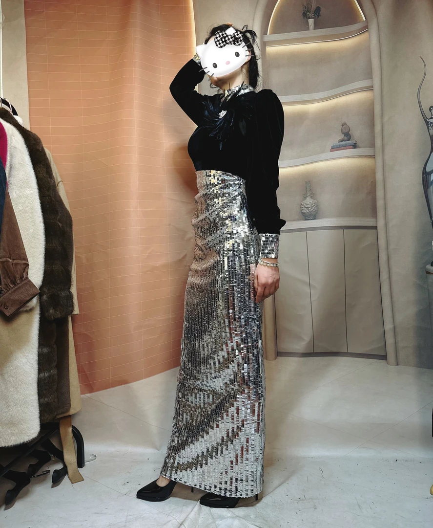 女神范气质高端晚礼服时尚显瘦高腰