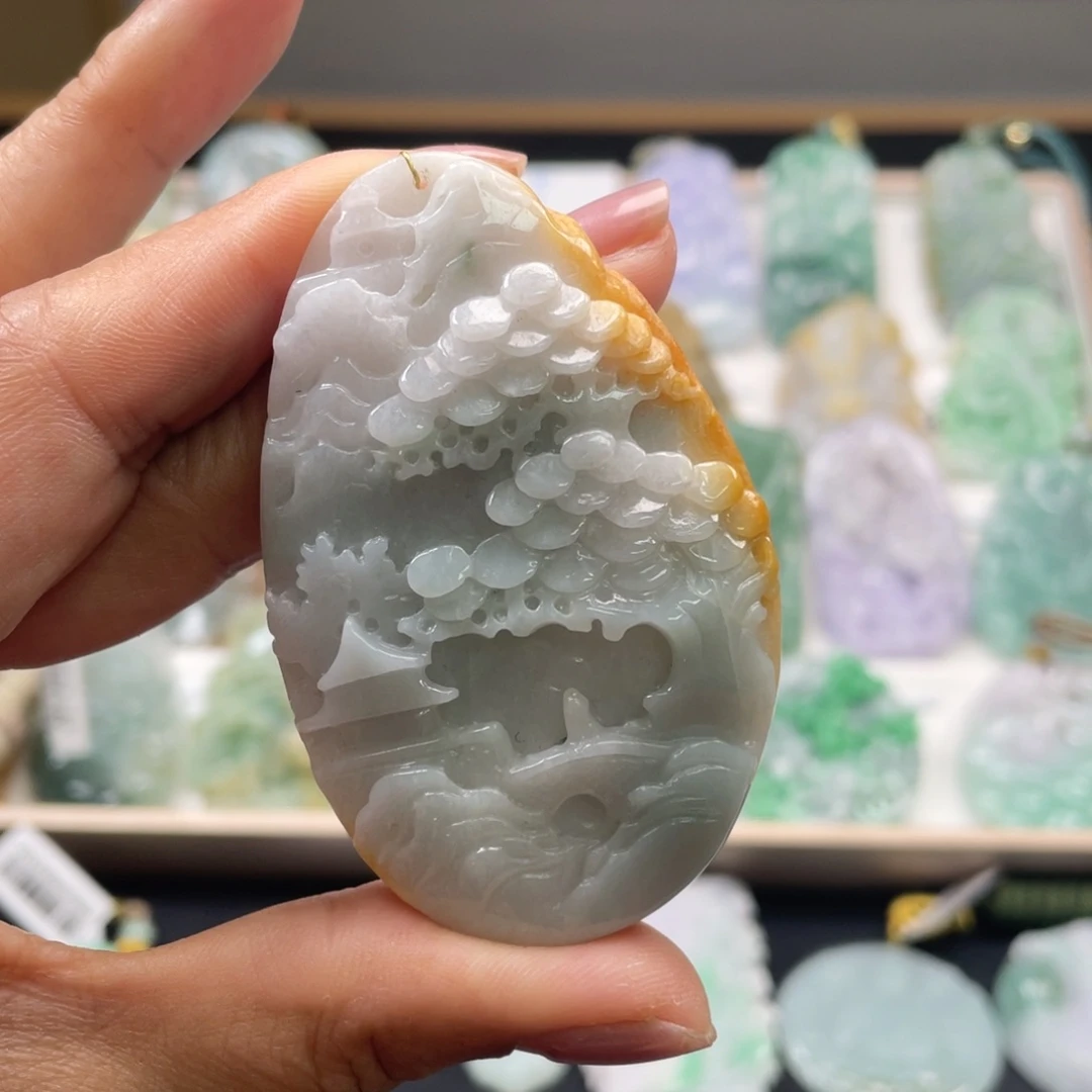 翡翠吊坠(不含链)未镶嵌