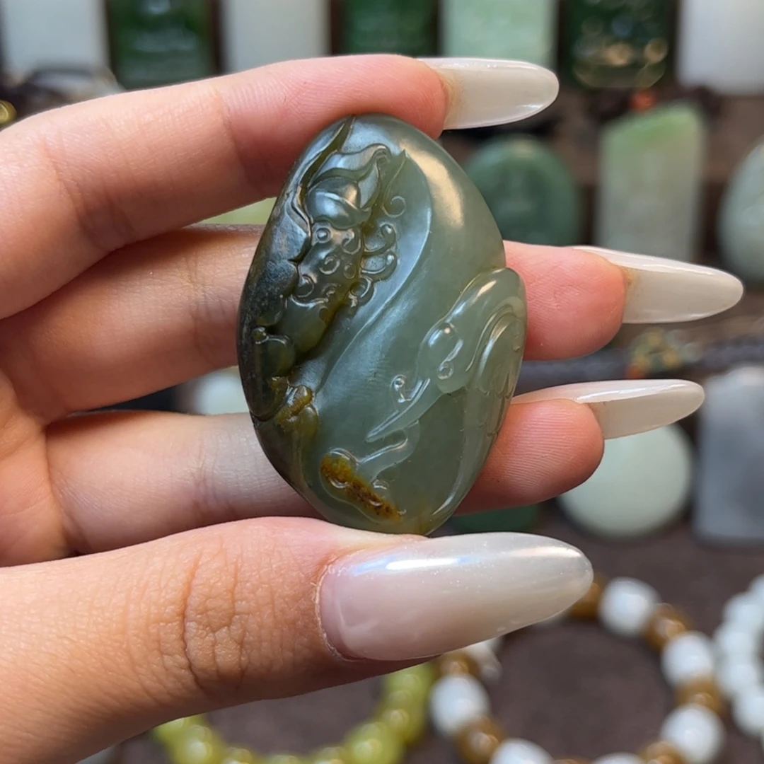 和田玉未镶嵌手串