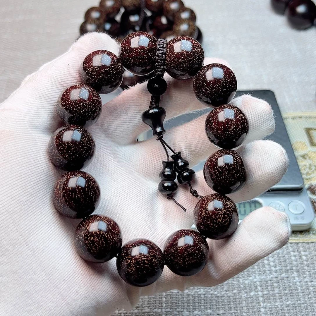 檀香紫檀（小叶紫檀）1.8 13颗 爆星