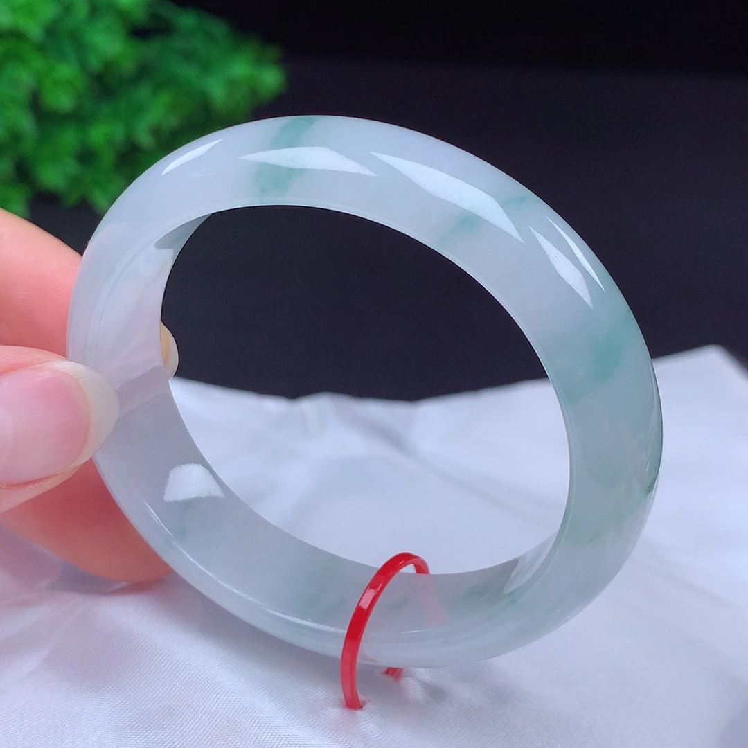 翡翠未镶嵌手镯55贵妃680020