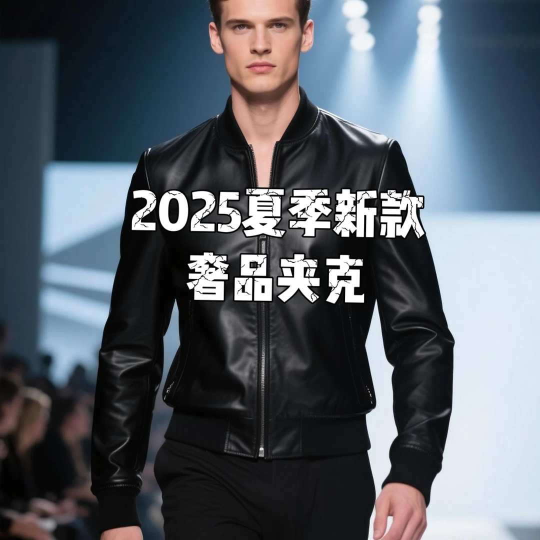 官方款号【1080】2025年春夏新款奢品男士防晒夹克翻领长袖亚麻外套