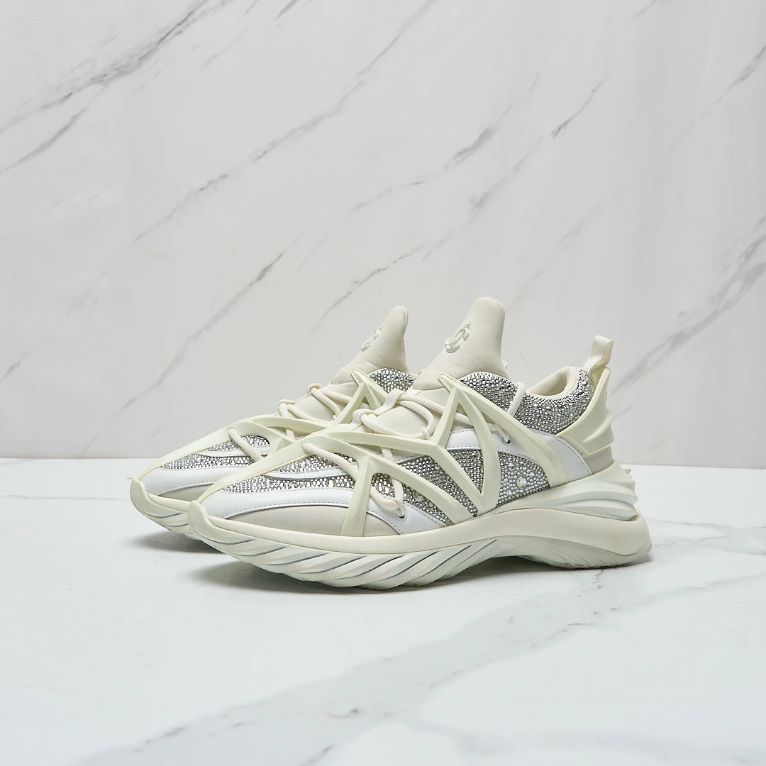 ‌全新未使用/Jimmy Choo女士水钻运动休闲鞋JCGS00351