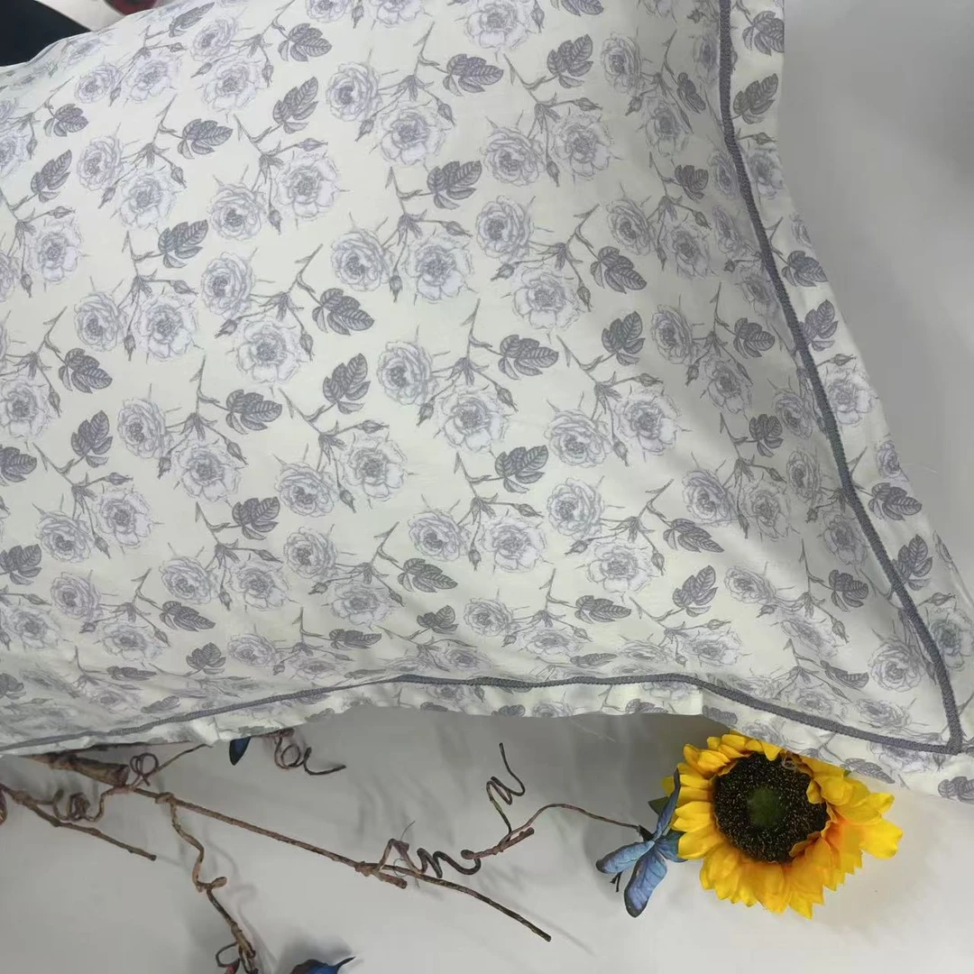 罗扎专属【新款加密全棉大枕套】亲肤透气 成人ins风枕套