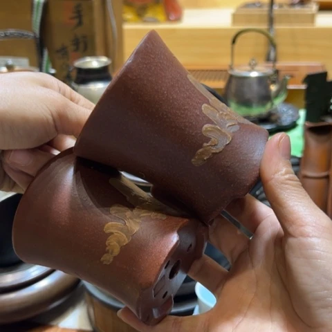 蜜安罐瓷香炉锡茶则