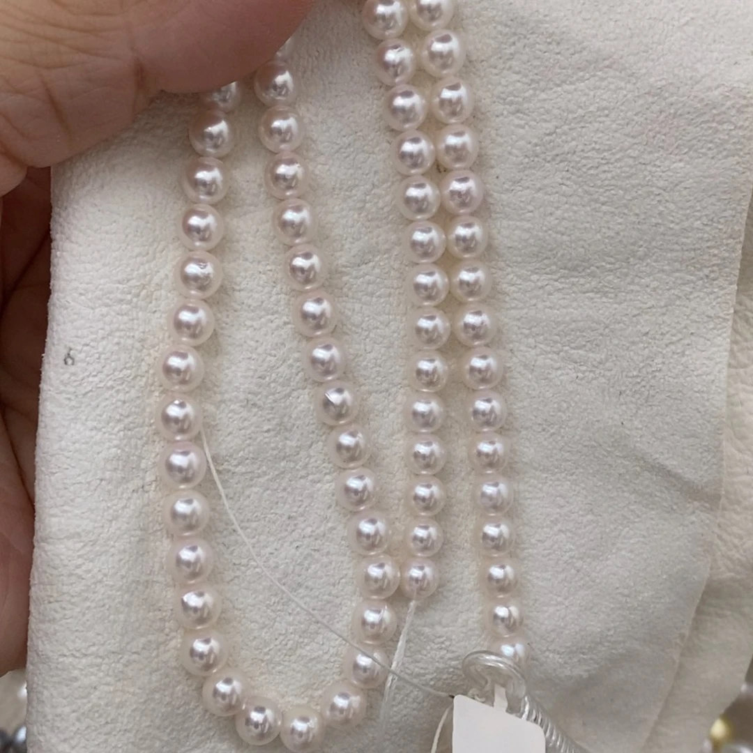 未镶嵌海水珍珠项链5.5-6正圆AK