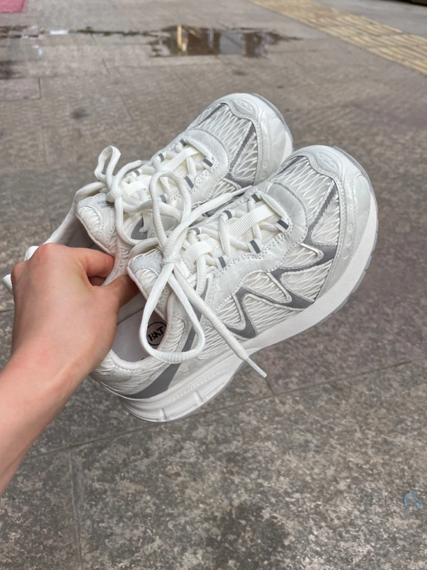 实体鞋店真皮厚底老爹鞋327-1