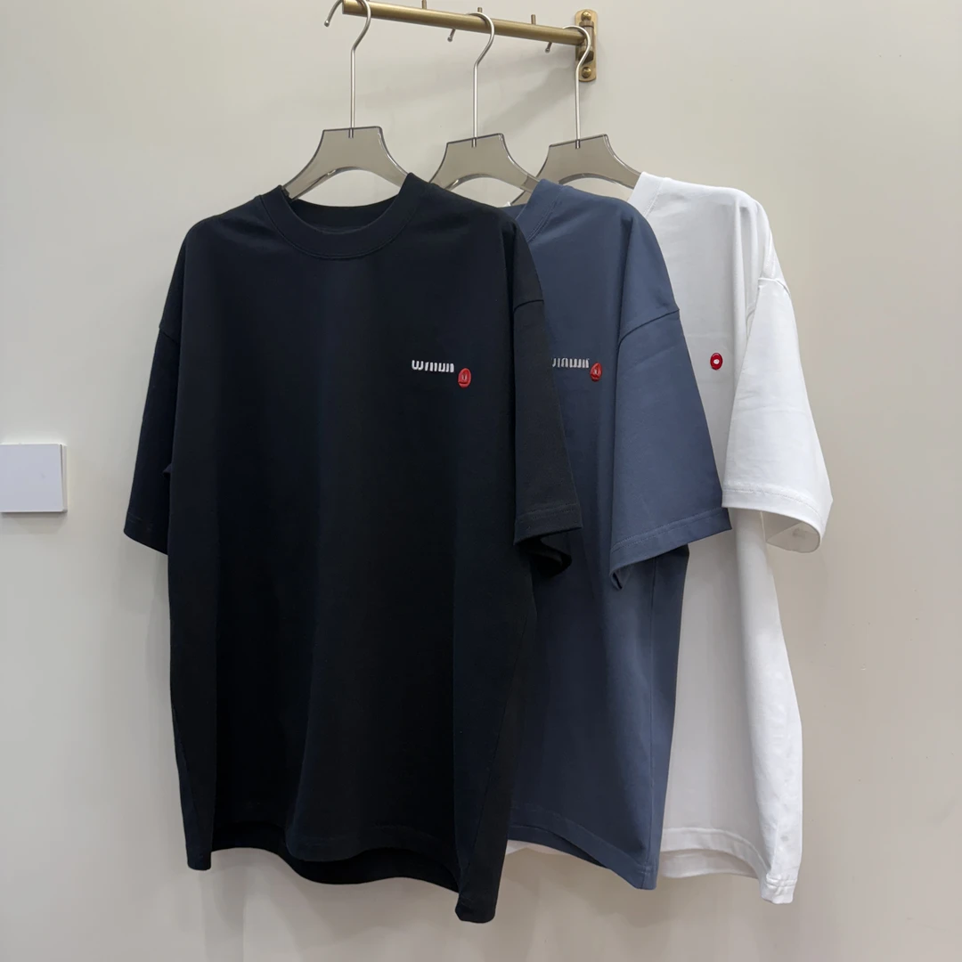 宽松【M字母刺绣联名T恤】男女同款，D28197