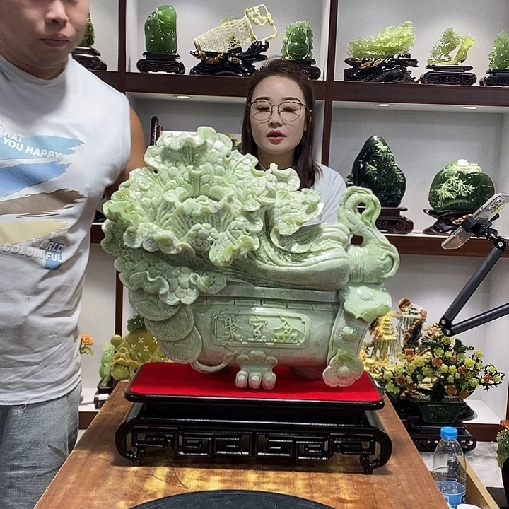 用***）玉山水摆件 玄关摆件