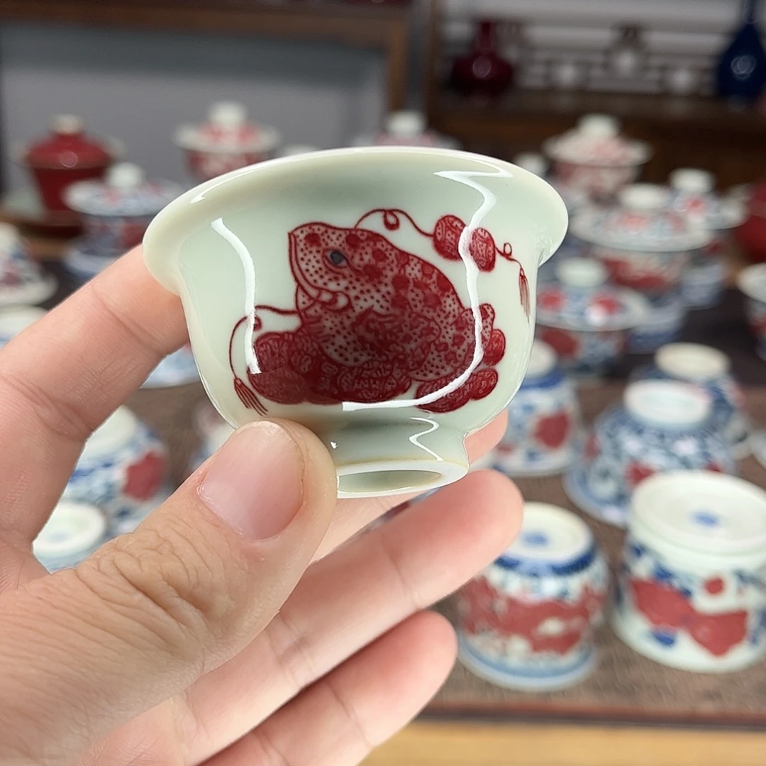 陶景德镇陶瓷青花釉里红