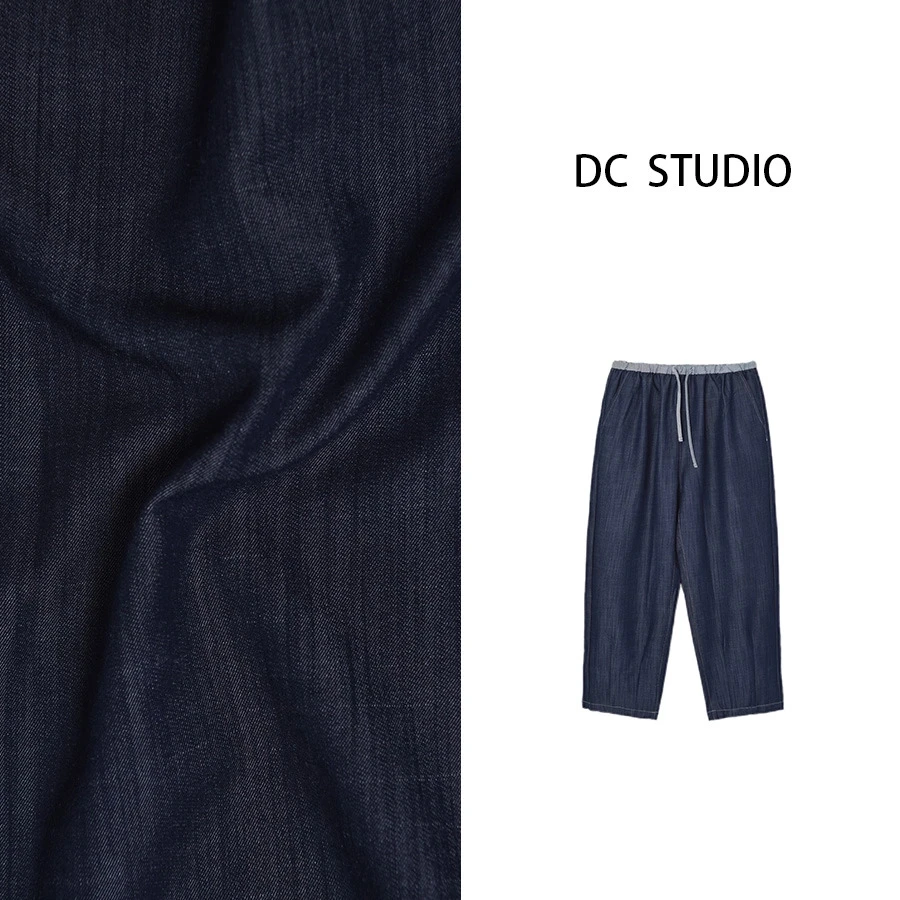 SLB-DC STUDIO【续写】2025夏季新款薄款潮流宽松百搭水洗牛仔裤