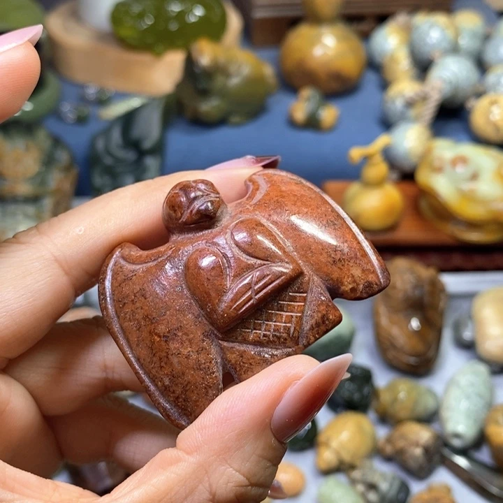 未镶嵌岫岩河磨玉（透闪石质玉）挂件