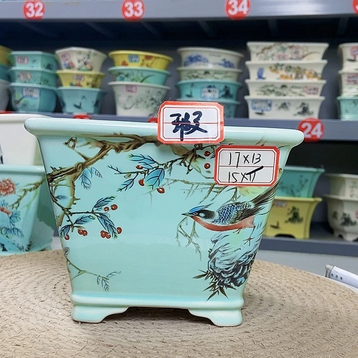 紫砂花瓶紫砂花盆