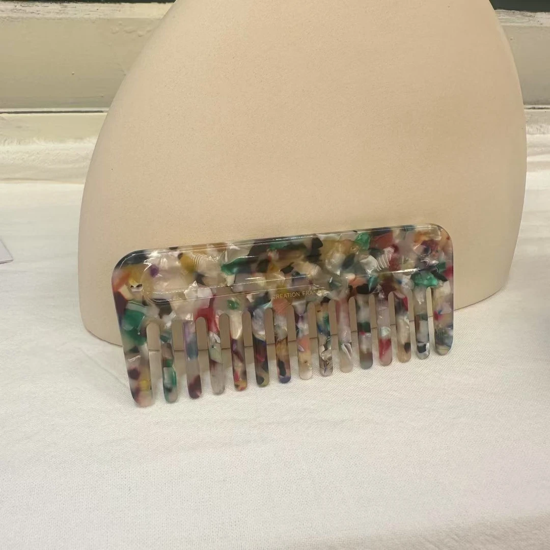 NONO韩国按摩梳牙刷发梳透明夹子发饰护理简约便携梳子 NO退