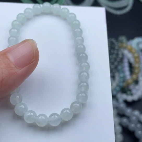 未镶嵌手链翡翠手串