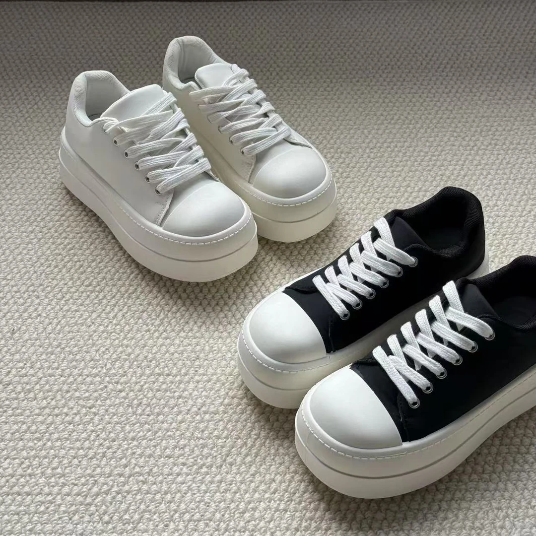 我宣布！小个子真的太会挑选的厚底鞋了！2025夏季新款休闲厚底板鞋