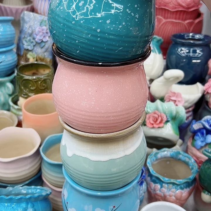 多肉植物陶瓷花盆9.99包邮