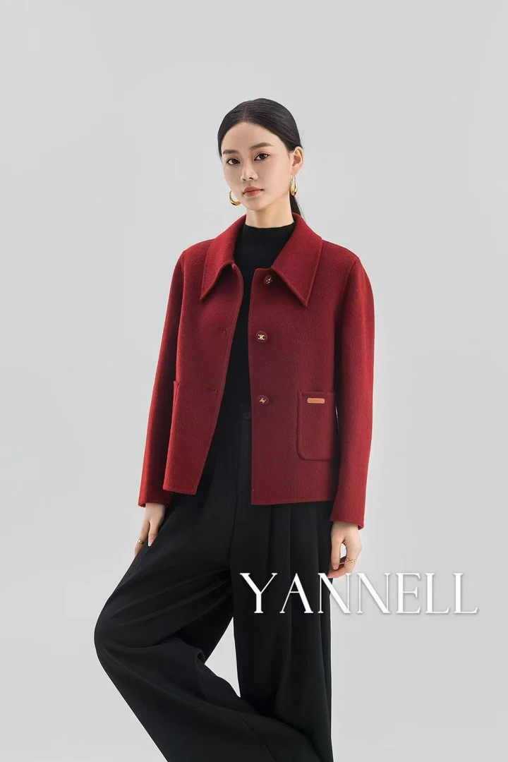 秋冬气质款双面羊毛大衣183