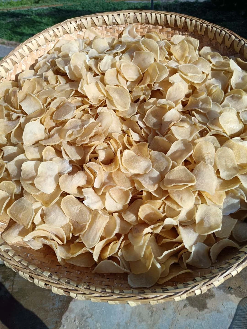 手工制作自然晾晒干土豆片，农家风味，正宗农家特产