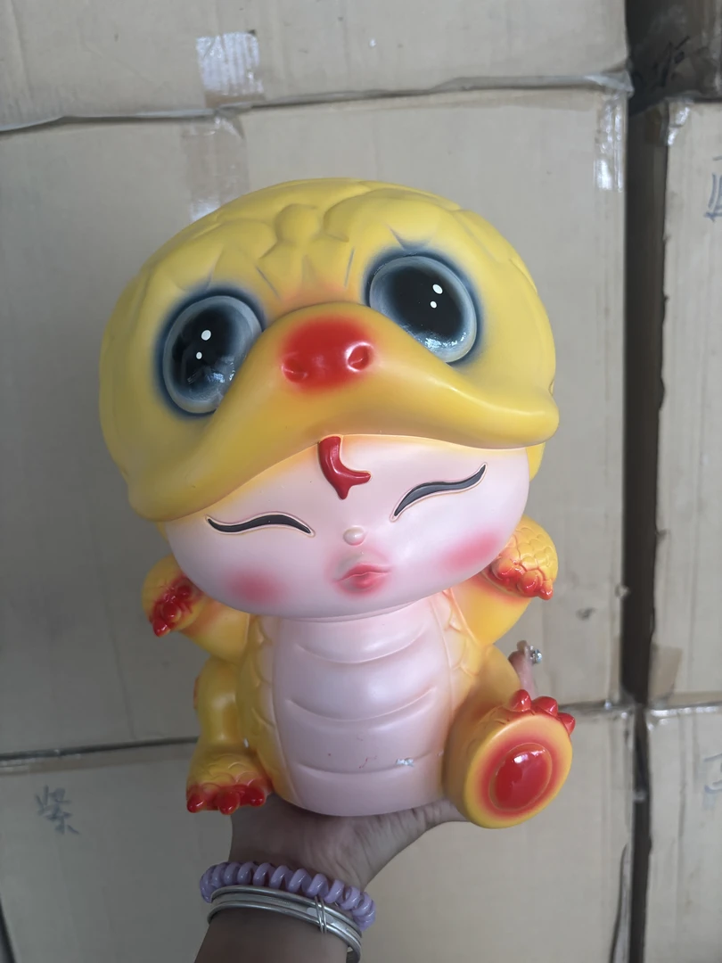 蛇女孩（黄） 卡通存钱罐