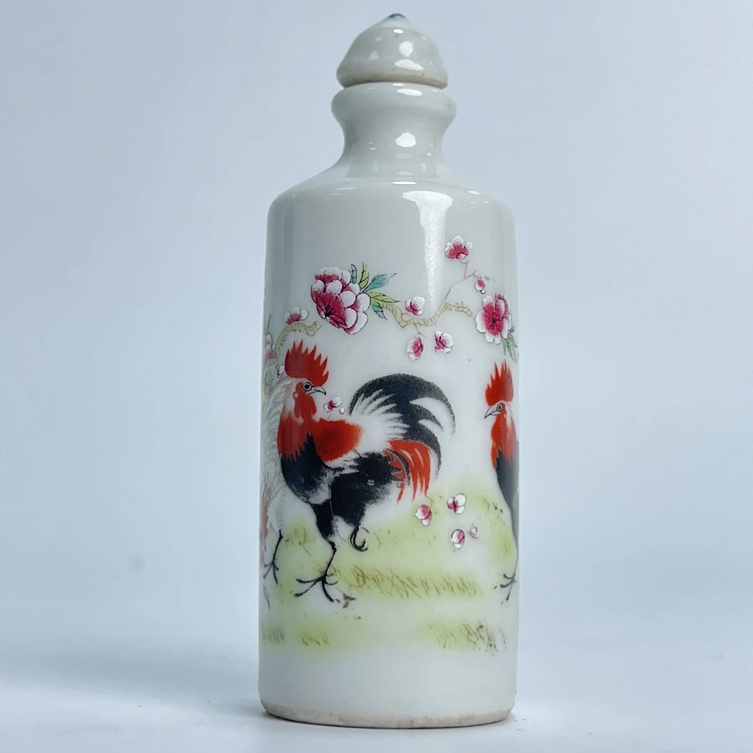 清晚期 粉彩大吉图鼻烟壶