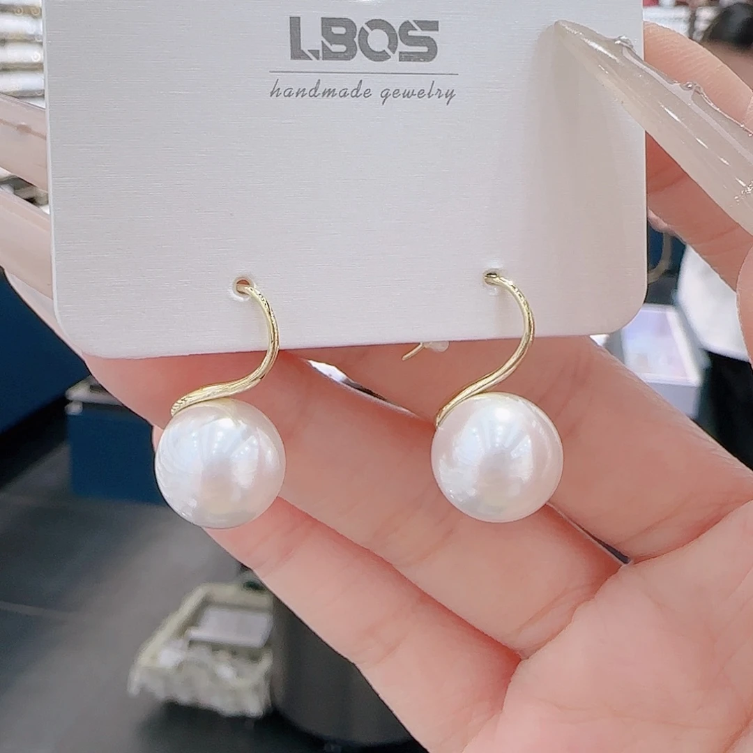 锆石铜合金925银耳环