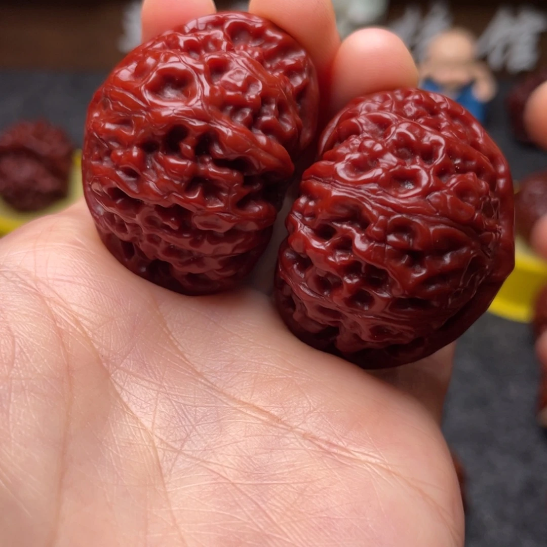 吊坠文玩核桃文玩核桃 手把件 宫灯 41