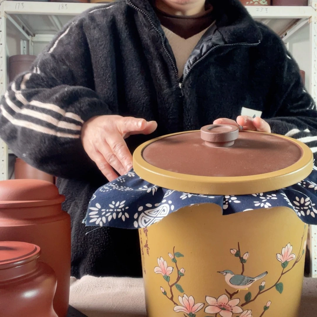 紫砂茶叶罐今天晚上