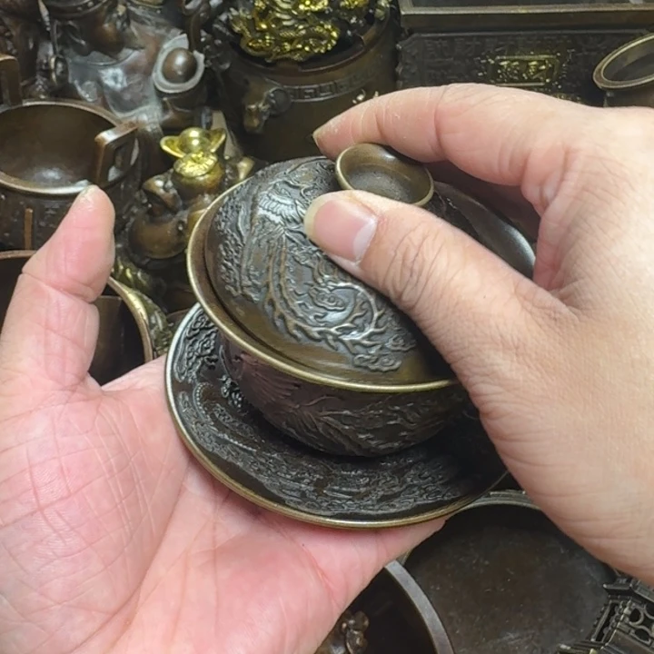 铜器摆件收收藏藏