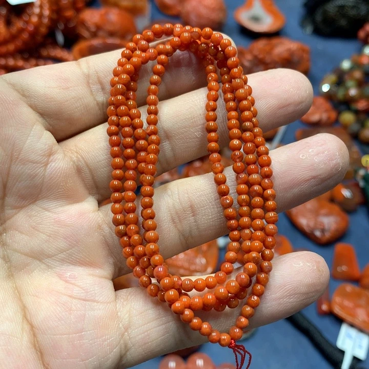 手串未镶嵌南红玛瑙3mm+