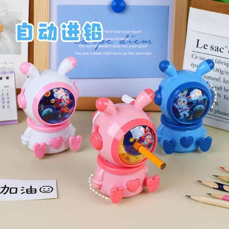 自动卡通小学生专用耐用儿童手摇转笔刀卷笔刀削笔器削笔机见图片