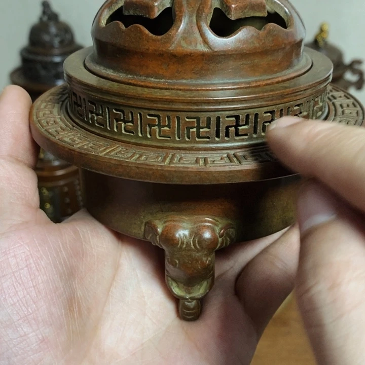 铜盛世铜炉铜器工艺品