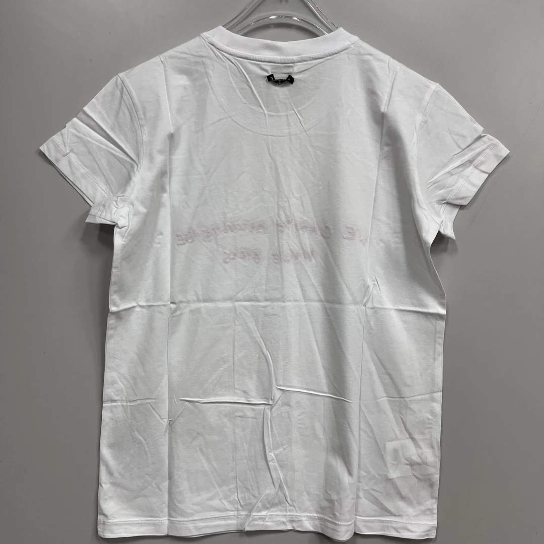 25060712刺绣字母潮流短袖T袖男女同款宽松经典25春夏新款