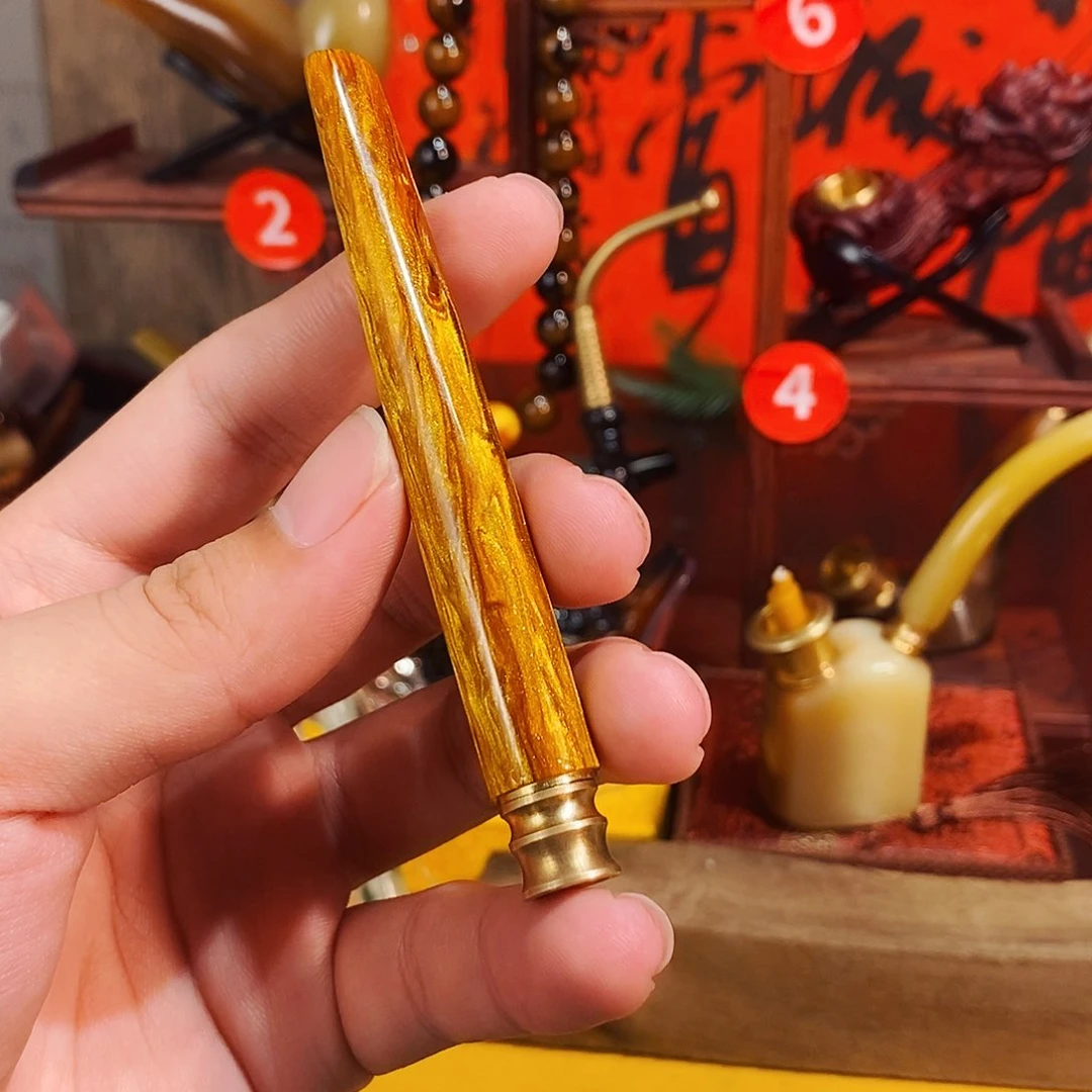 高端定制一物一拍手工烟嘴