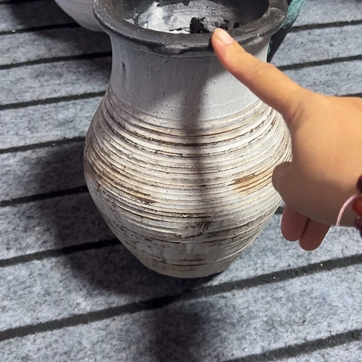 粗陶盆默认打孔高24口14