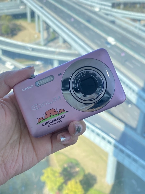 95新 Casio/卡西欧 日版联名款z800粉色1410w像素no质量no退换