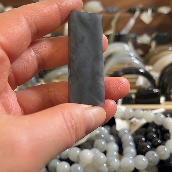 和田玉未镶嵌颈饰新疆和田玉青花籽方章