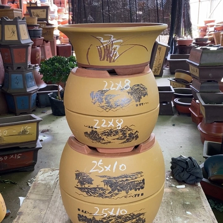 紫砂花盆紫砂紫砂